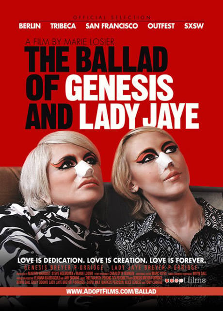 Poster The Ballad of Genesis and Lady Jaye