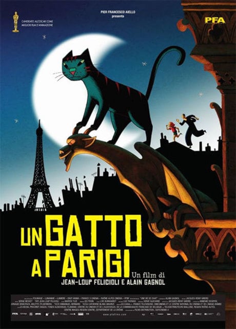 Poster Un gatto a Parigi