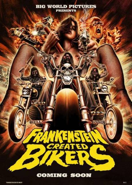 Poster Frankenstein Created Bikers