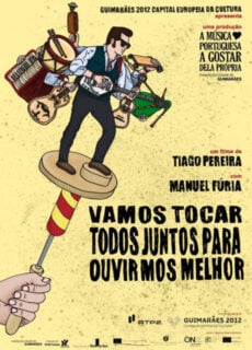 Poster Vamos tocar todos juntos para ouvirmos melhor