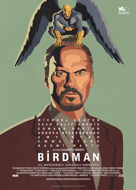 Poster Birdman (o l’imprevedibile virtù dell’ignoranza)