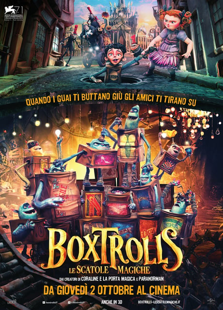 Poster Boxtrolls – Le scatole magiche