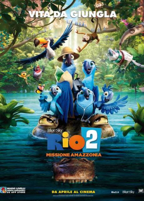 Poster Rio 2: Missione Amazzonia