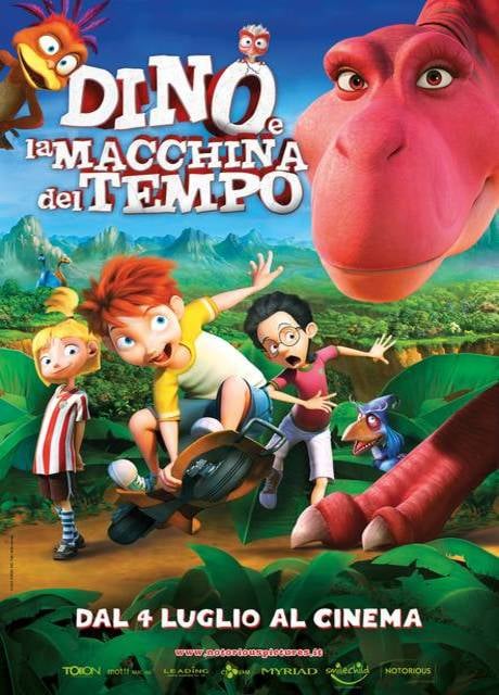 Poster Dino e la macchina del tempo