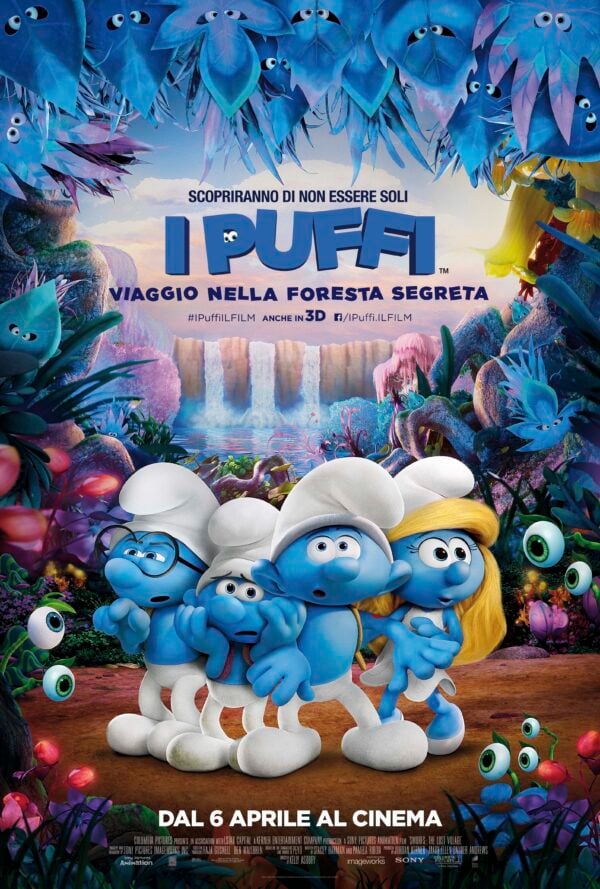 Poster I Puffi – Viaggio nella foresta segreta