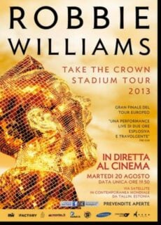 Poster Robbie Williams – Take the Crown Stadium Tour