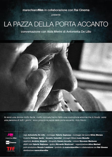 Poster La pazza della porta accanto – conversazione con Alda Merini