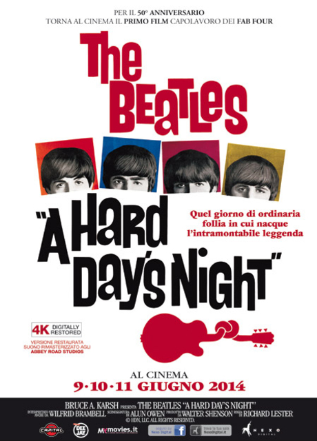 Poster The Beatles – A Hard Day’s Night