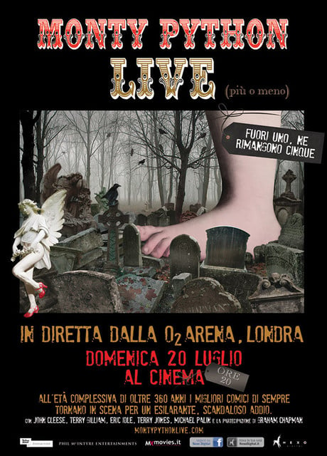 Poster Monty Python Live (più o meno)