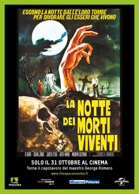 Poster La notte dei morti viventi (riedizione)