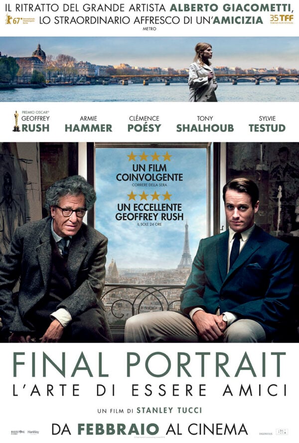 Poster Final Portrait – L’arte di essere amici