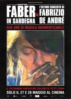 Poster Faber in Sardegna & L’ultimo concerto di Fabrizio De André