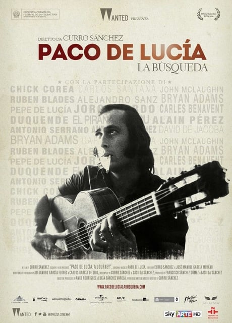 Poster Paco De Lucía, la Busqueda