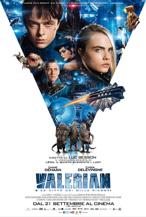 Poster Valerian – E la città dei mille pianeti