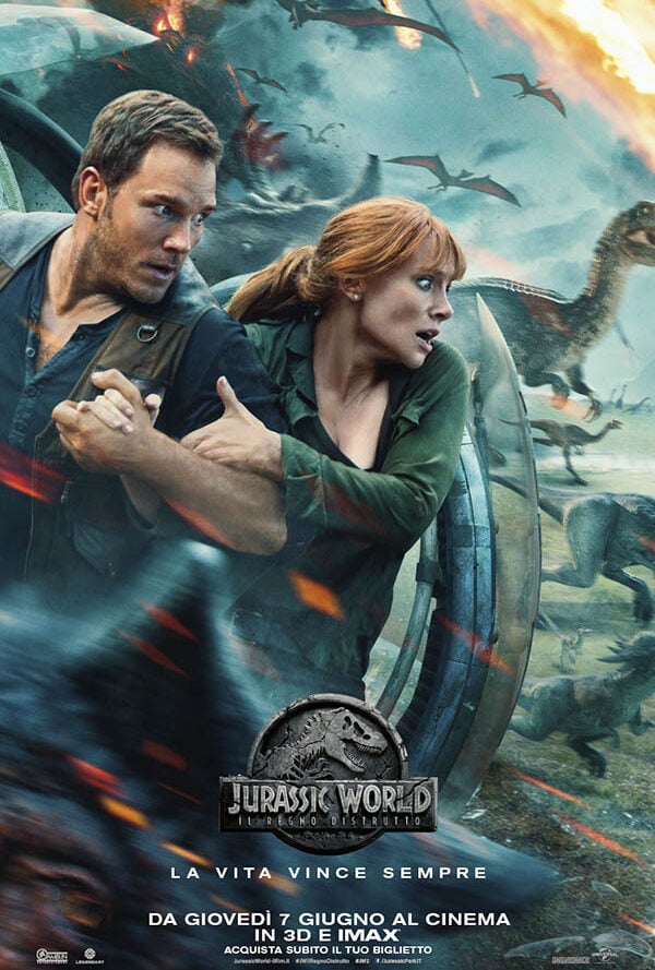 Poster Jurassic World: Il Regno Distrutto