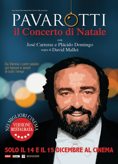 Poster Pavarotti – Il concerto di Natale