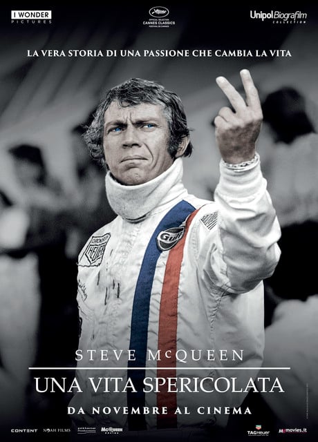 Poster Steve McQueen: Una vita spericolata