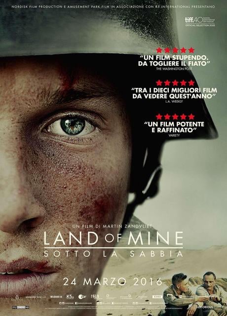 Poster Land Of Mine – Sotto La Sabbia