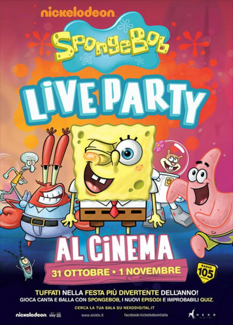 Poster SpongeBob Live Party