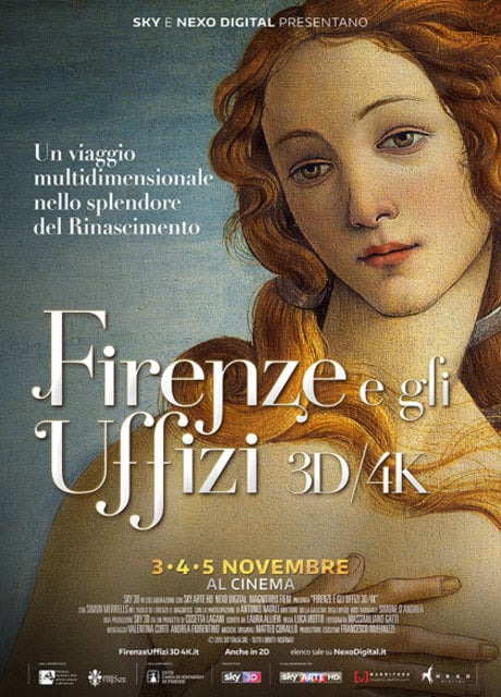 Poster Firenze e gli Uffizi 3D/4K