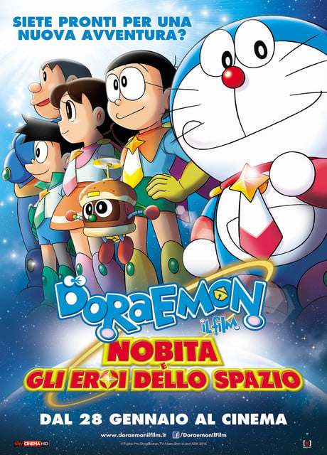 Poster Doraemon il film: Nobita e gli eroi dello spazio