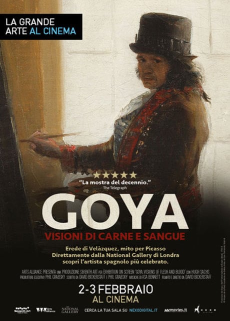 Poster Goya – Visioni di carne e sangue