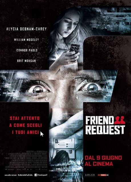 Poster Friend Request – La morte ha il tuo profilo