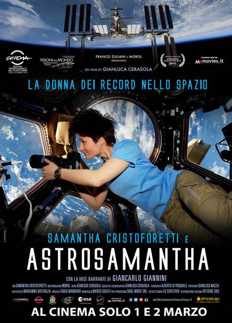 Poster Astrosamantha – la donna dei record nello spazio