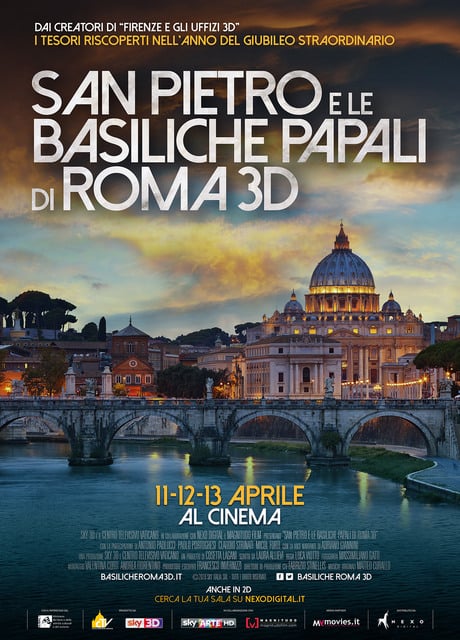 Poster San Pietro e le Basiliche Papali di Roma 3D