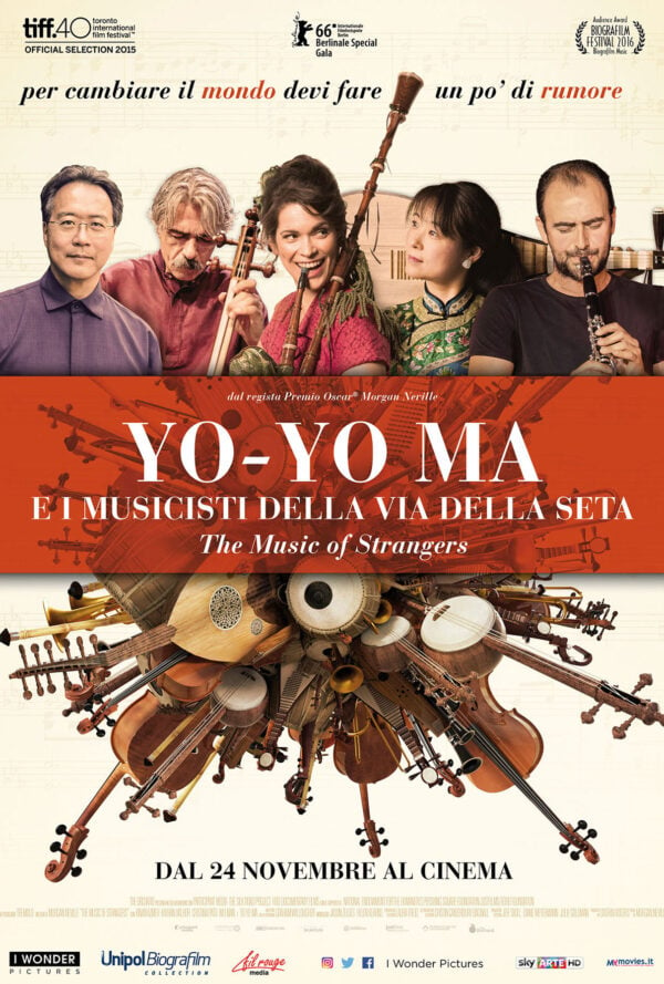 Poster Yo-Yo Ma e i musicisti della via della seta – The Music of Strangers