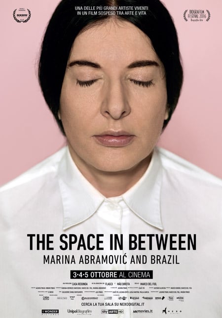 Poster The Space in Between: Marina Abramovic and Brazil