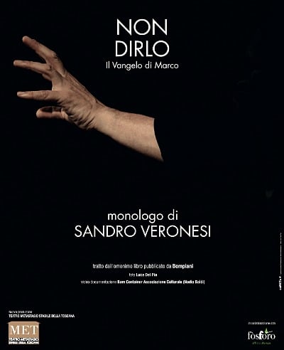 Poster Non dirlo. Il Vangelo di Marco