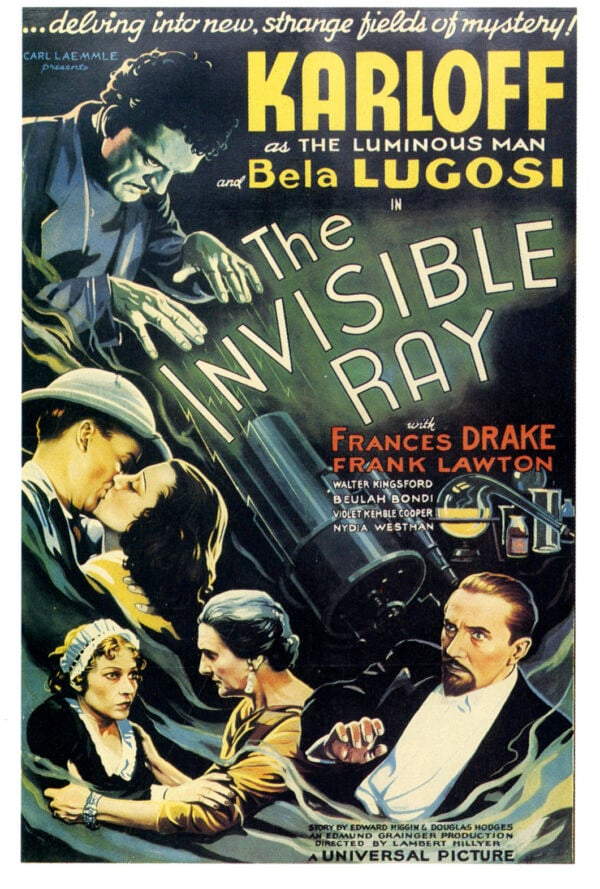 Poster Il raggio invisibile