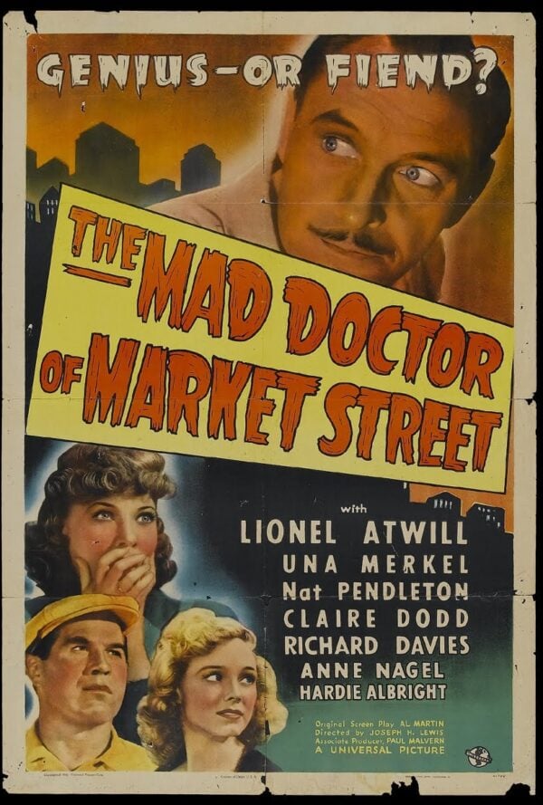 Poster The Mad Doctor of Market Street