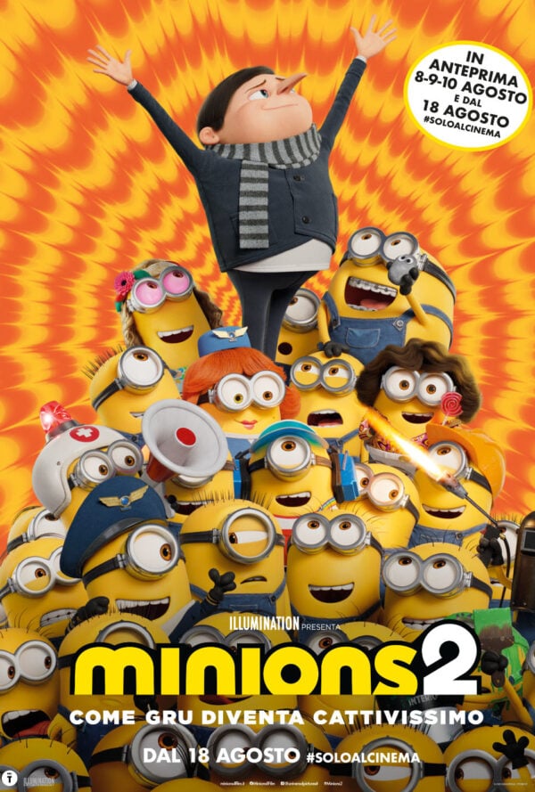 Poster Minions 2: Come Gru diventa cattivissimo