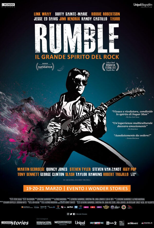 Poster Rumble – Il grande spirito del rock