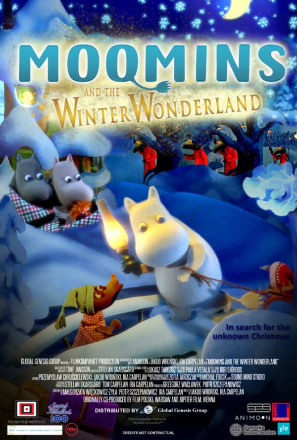 Poster Moomins and the Winter Wonderland