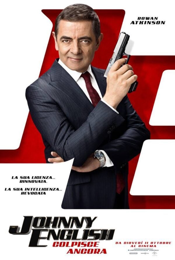 Poster Johnny English Colpisce Ancora