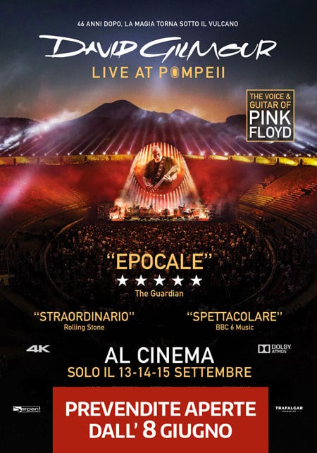 Poster David Gilmour Live At Pompeii