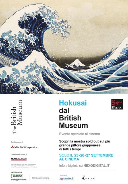 Poster Hokusai dal British Museum