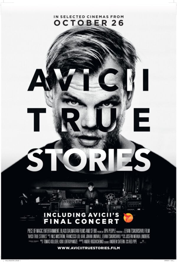 Poster Avicii: True Stories