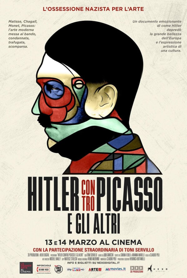 Poster Hitler contro Picasso e gli altri