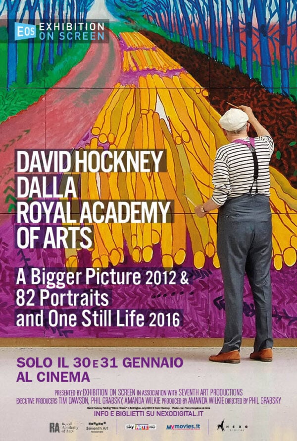 Poster David Hockney dalla Royal Academy of Arts