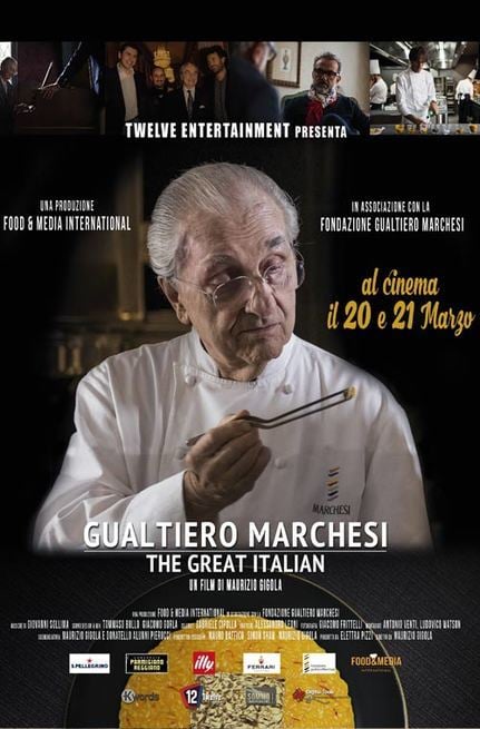 Poster Gualtiero Marchesi – The great italian