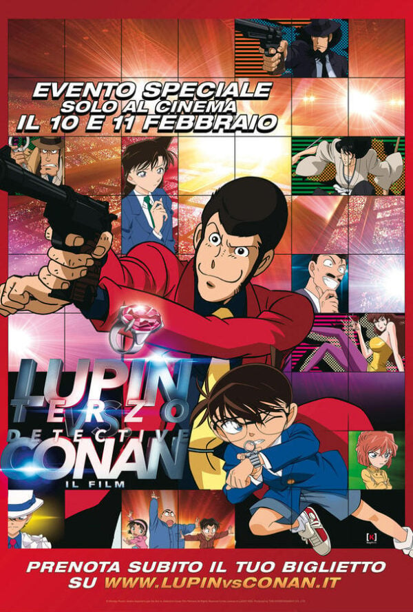 Poster Lupin Terzo vs. Detective Conan: Il film