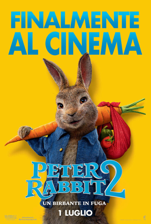 Poster Peter Rabbit 2 – Un birbante in fuga