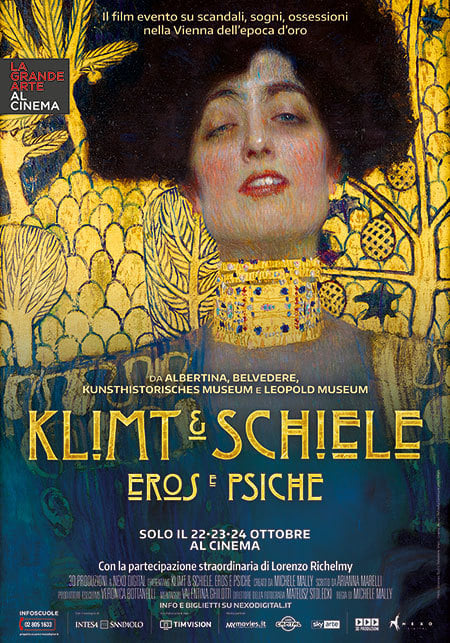 Poster Klimt & Schiele. Amore e Psiche