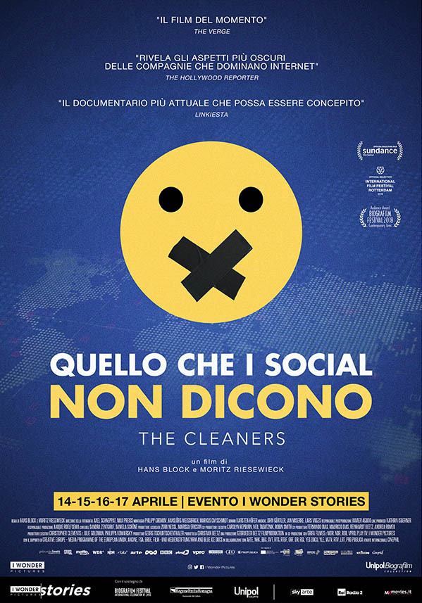 Poster Quello che i social non dicono – The cleaners