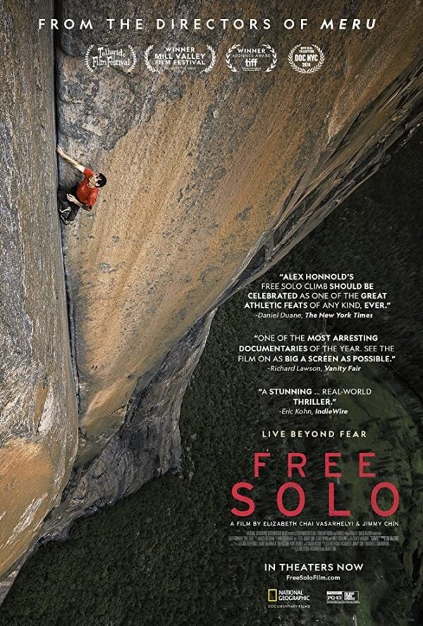 Poster Free Solo – Sfida estrema