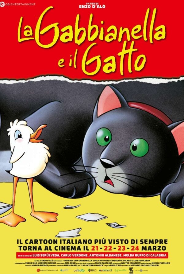 Poster La gabbianella e il gatto – Riedizione